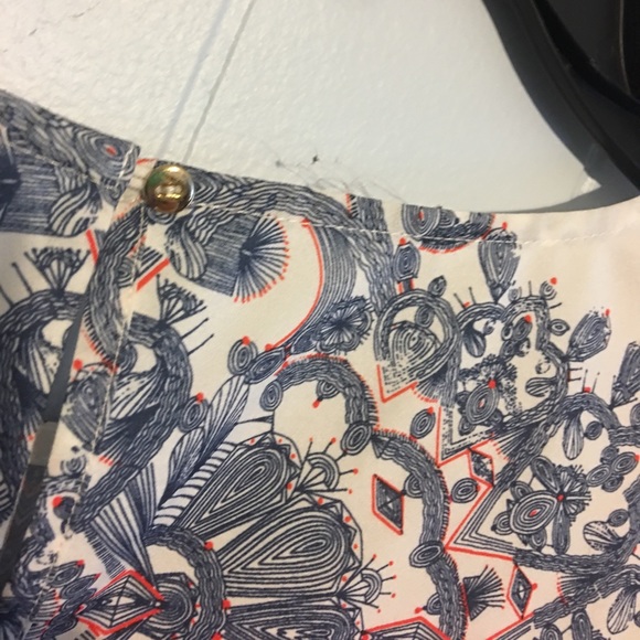 Kenar brand white patterned top - Picture 7 of 7